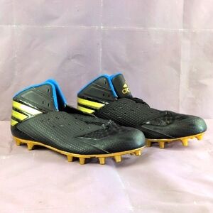 Adidas Black and Gold Athletic Shoes with Ankle Support